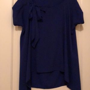 Pretty Shaw is blue top.